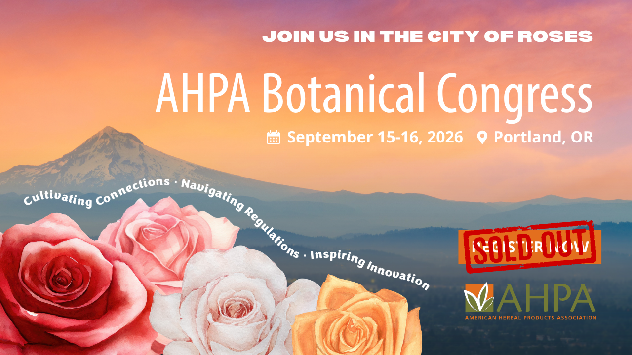 AHPA Botanical Congress